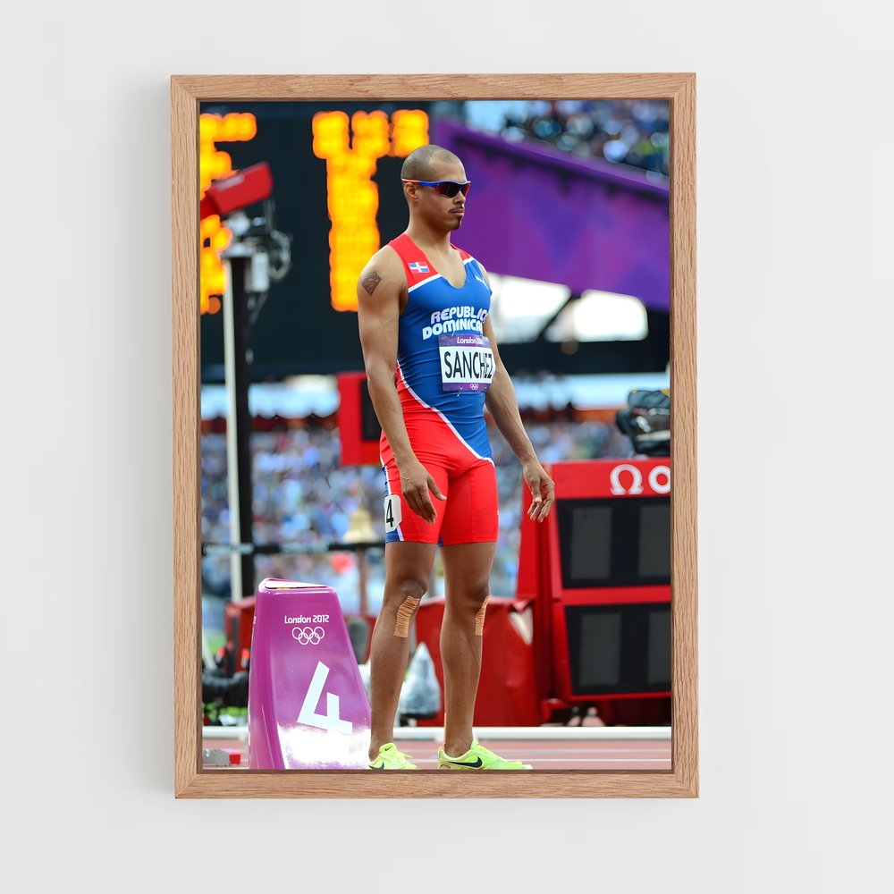Poster Le Coureur Étoilé – affiche Athlétisme (vue 4)